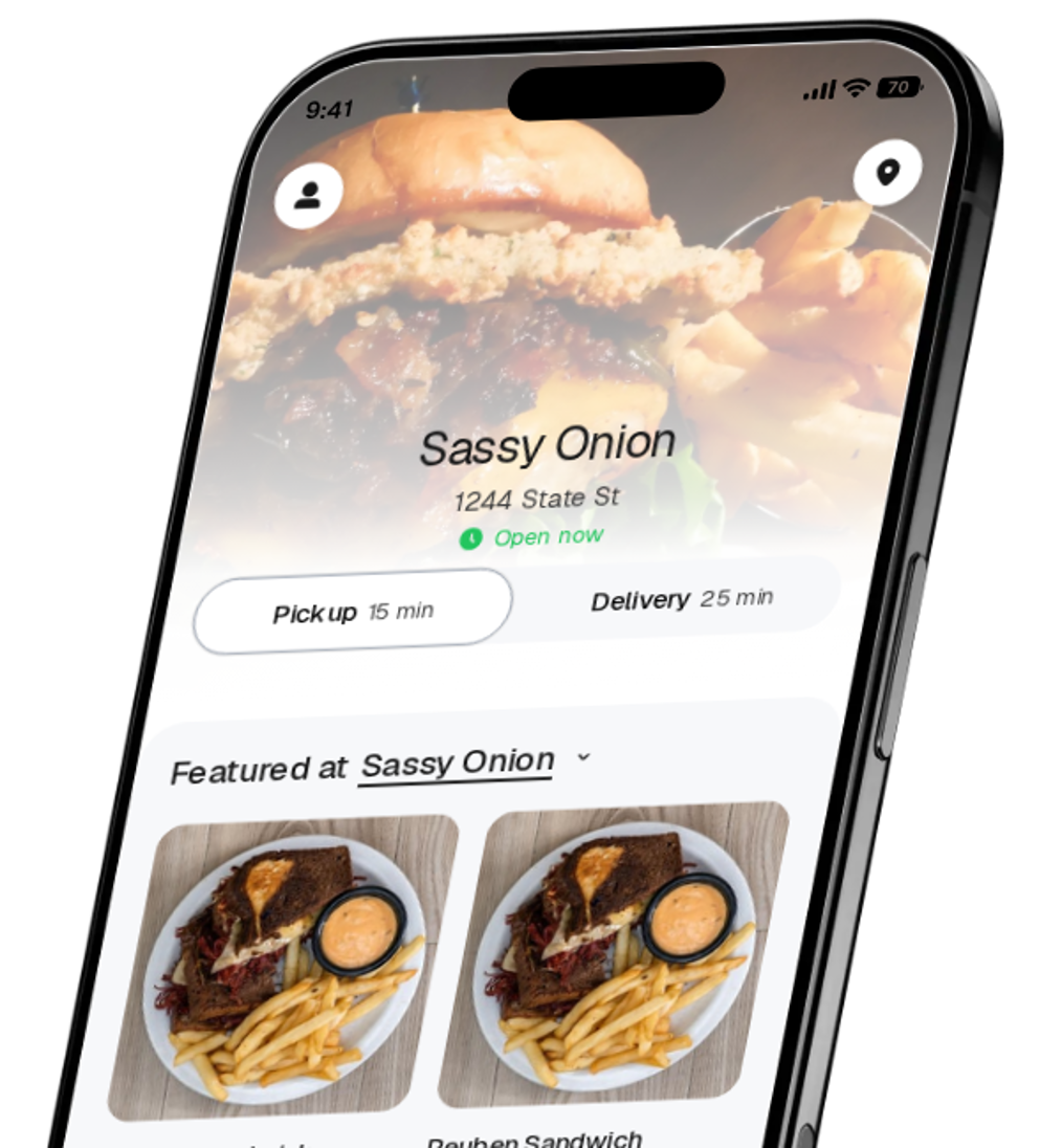 Sassy Onion app preview