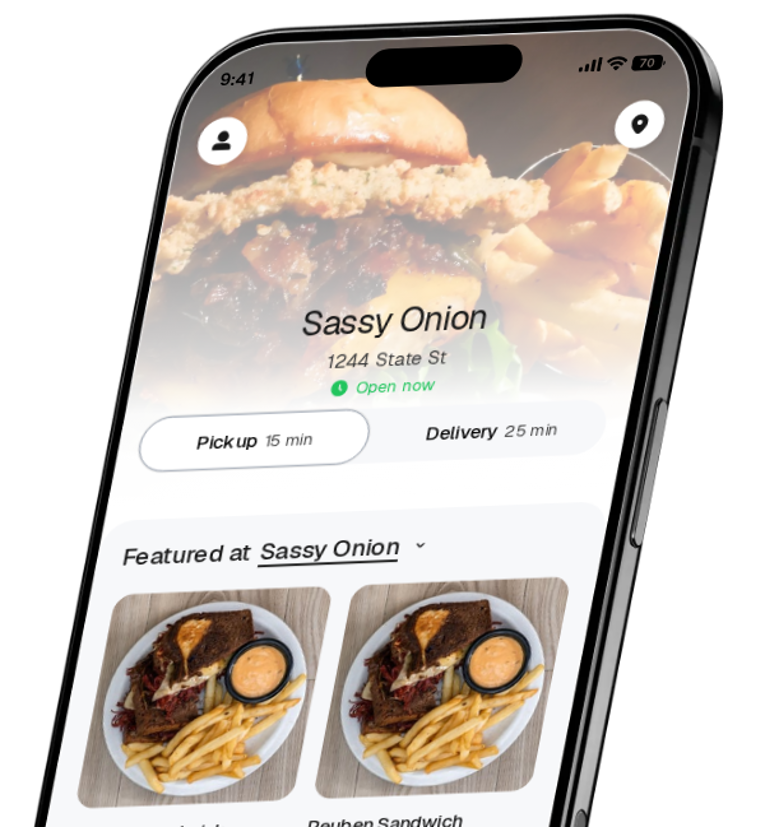 Sassy Onion app preview